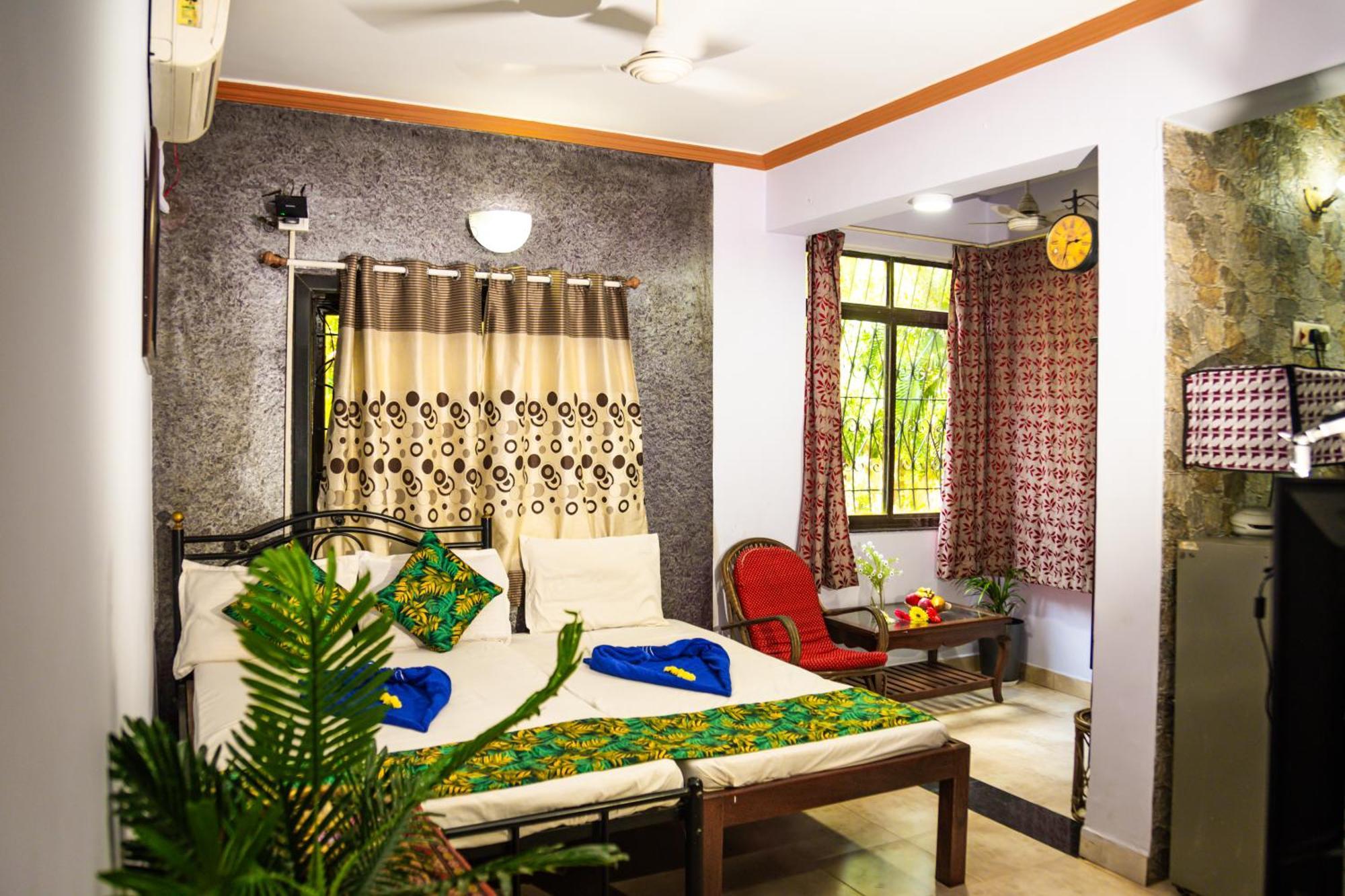 Bbn Serviced Apartment Calangute Bilik gambar