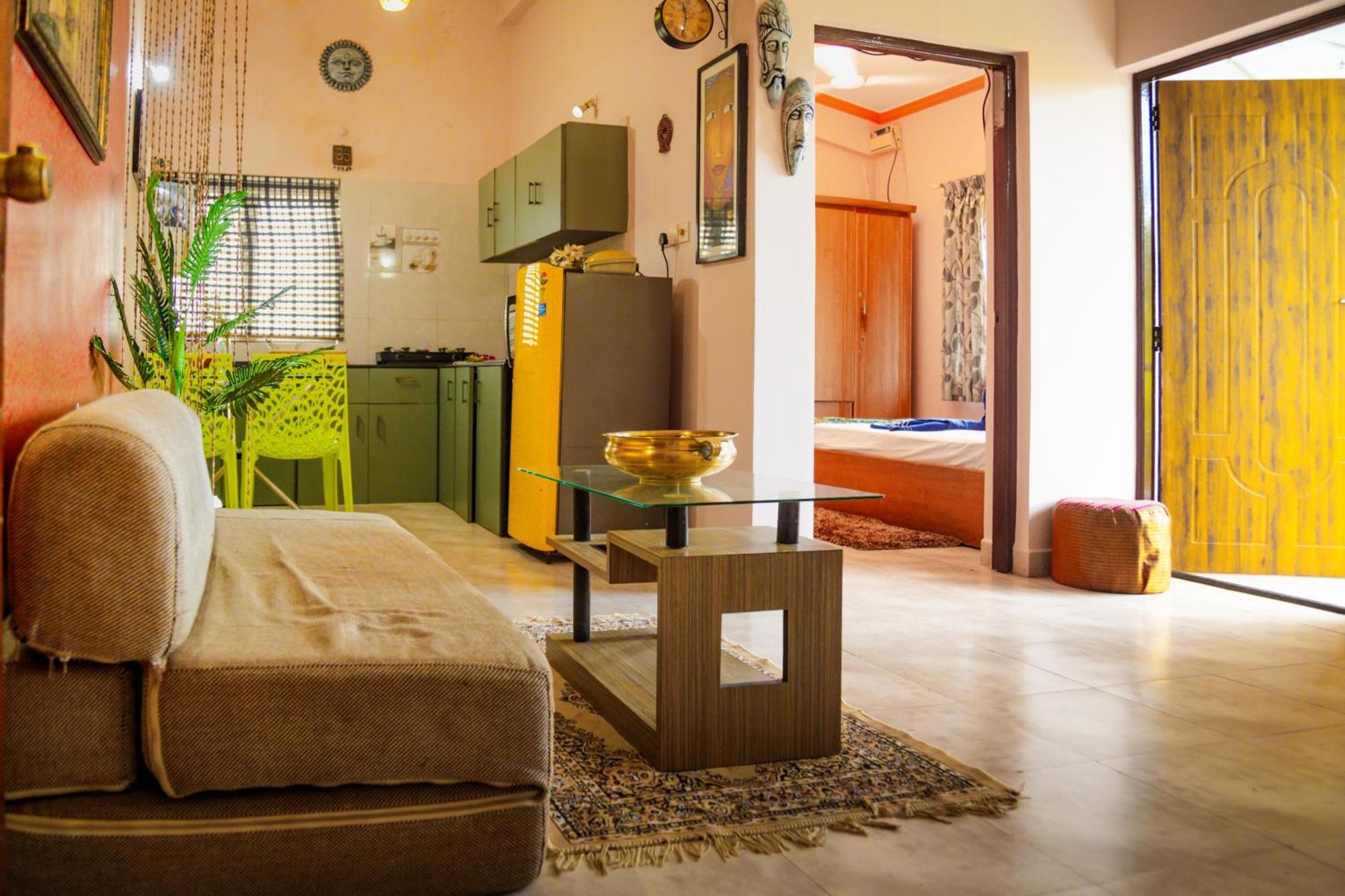 Bbn Serviced Apartment Calangute Bilik gambar